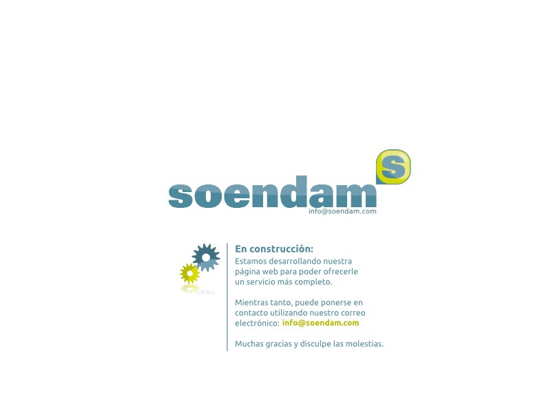 Soendam, web en desarrollo